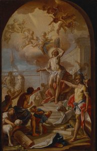 The Martyrdom of St. Sebastian by Giacinto Diana